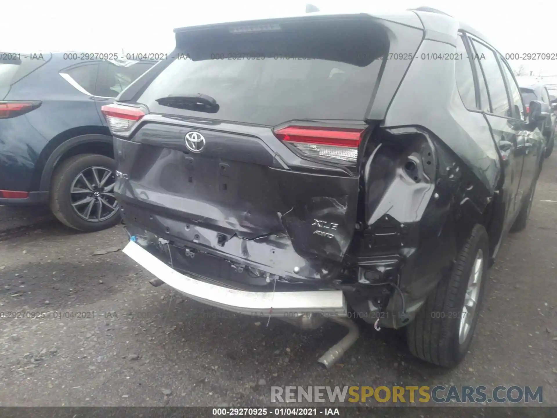 6 Photograph of a damaged car JTMP1RFV2KD044421 TOYOTA RAV4 2019