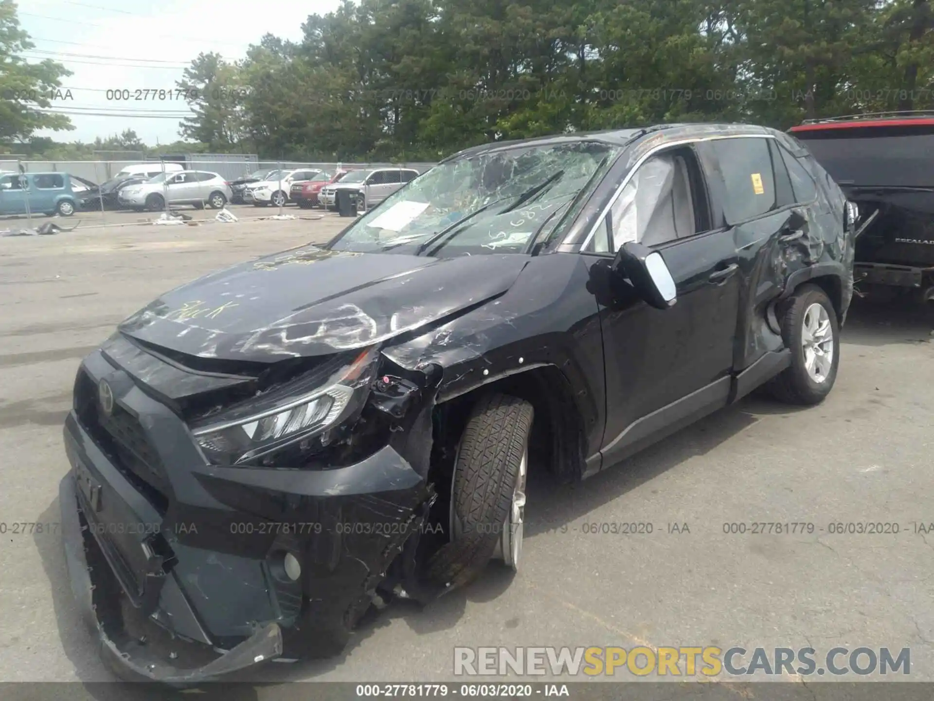 6 Photograph of a damaged car JTMP1RFV2KD045682 TOYOTA RAV4 2019