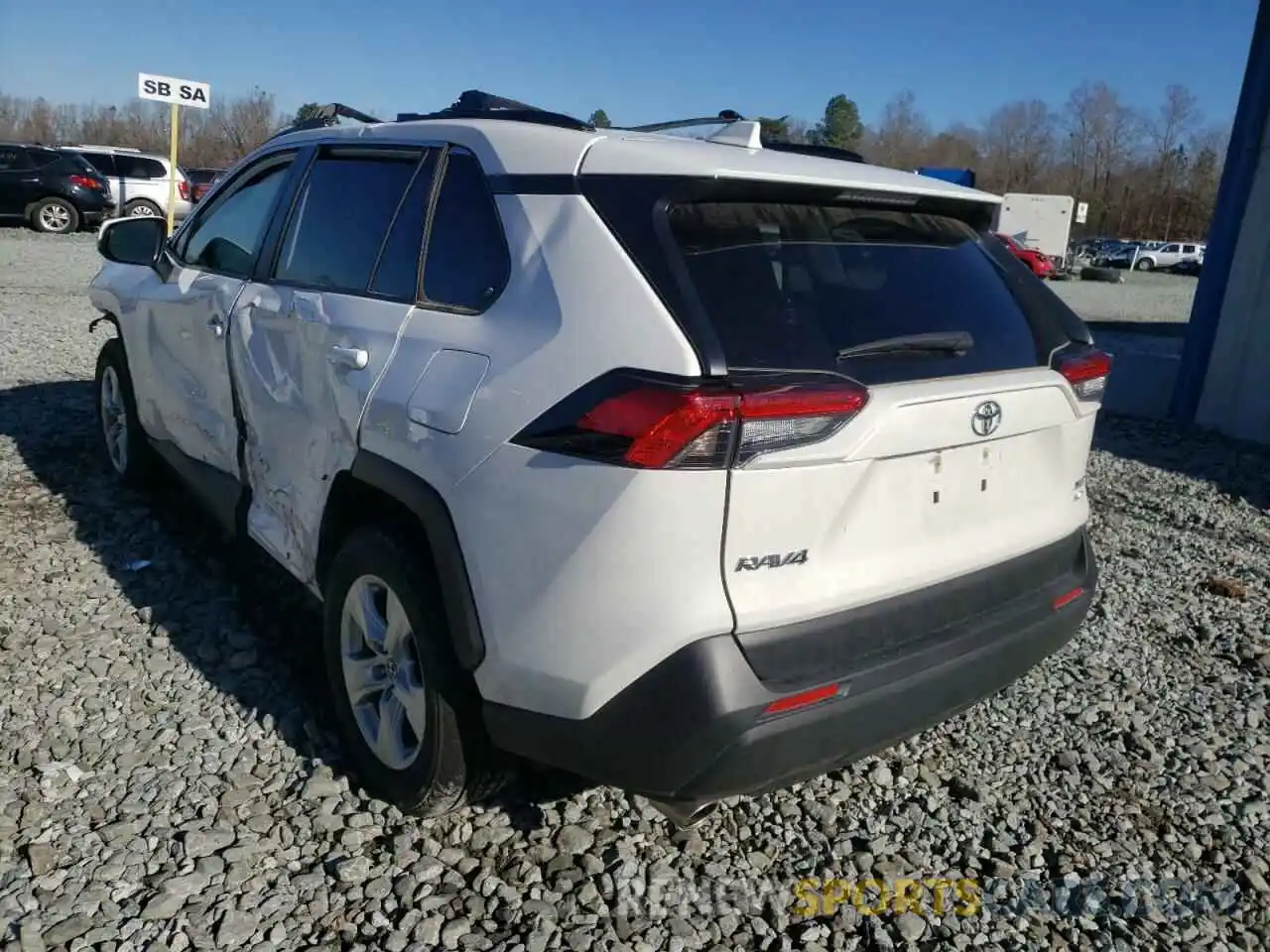 3 Photograph of a damaged car JTMP1RFV2KD518089 TOYOTA RAV4 2019