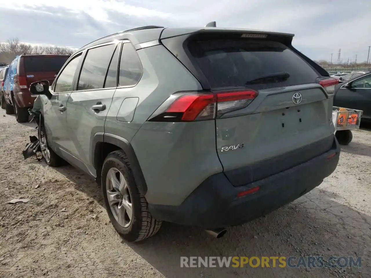 3 Photograph of a damaged car JTMP1RFV3KD003750 TOYOTA RAV4 2019