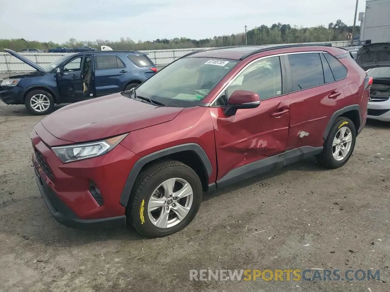 1 Photograph of a damaged car JTMP1RFV3KD034965 TOYOTA RAV4 2019