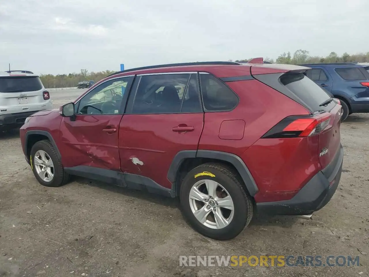 2 Photograph of a damaged car JTMP1RFV3KD034965 TOYOTA RAV4 2019