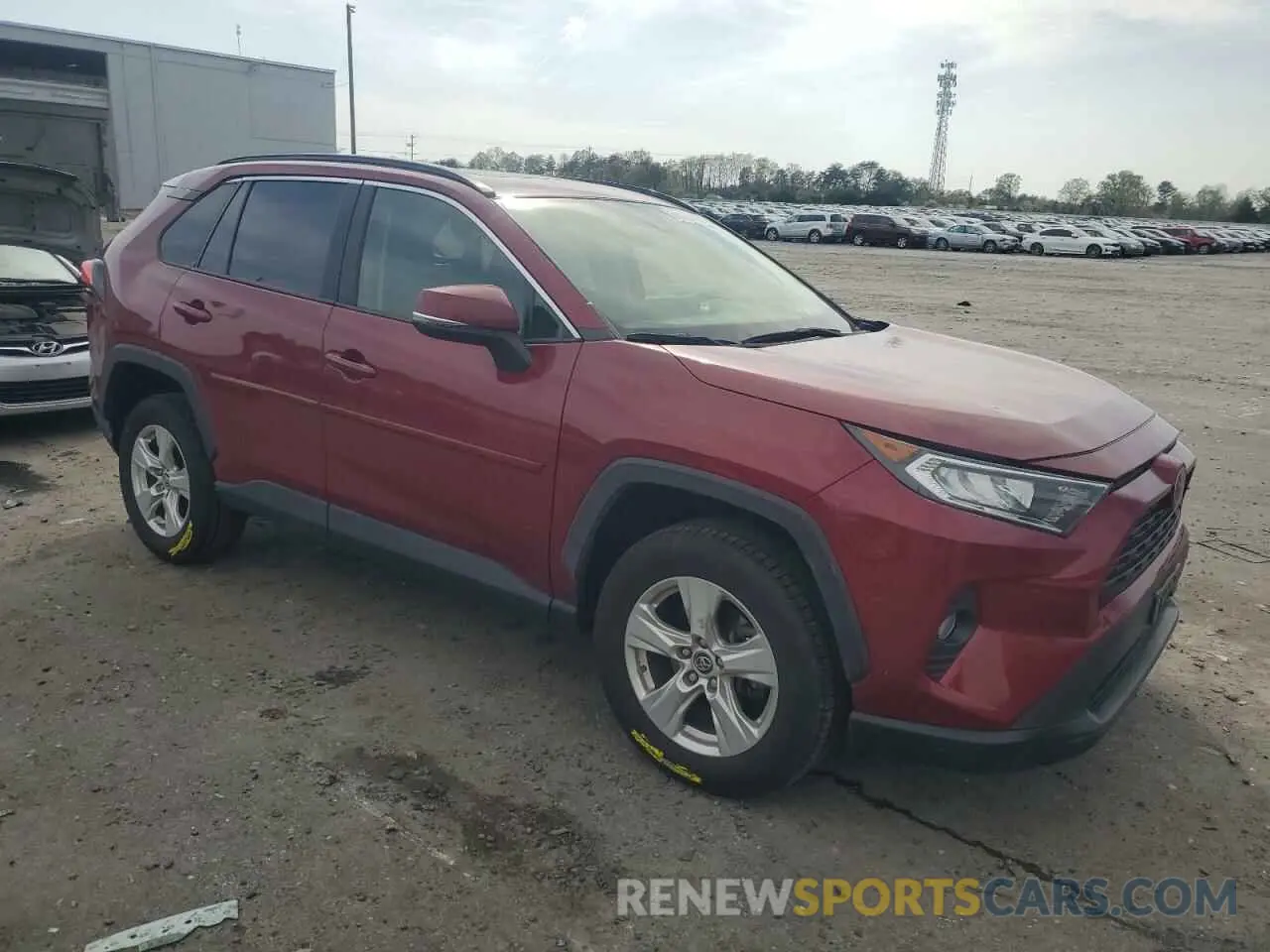 4 Photograph of a damaged car JTMP1RFV3KD034965 TOYOTA RAV4 2019