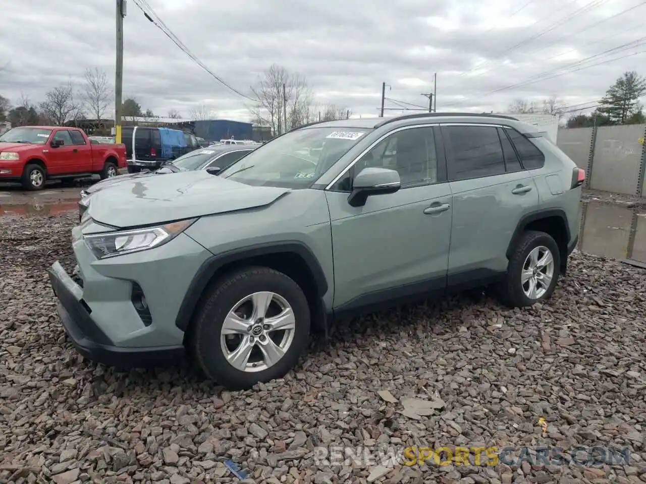 1 Photograph of a damaged car JTMP1RFV3KD040801 TOYOTA RAV4 2019