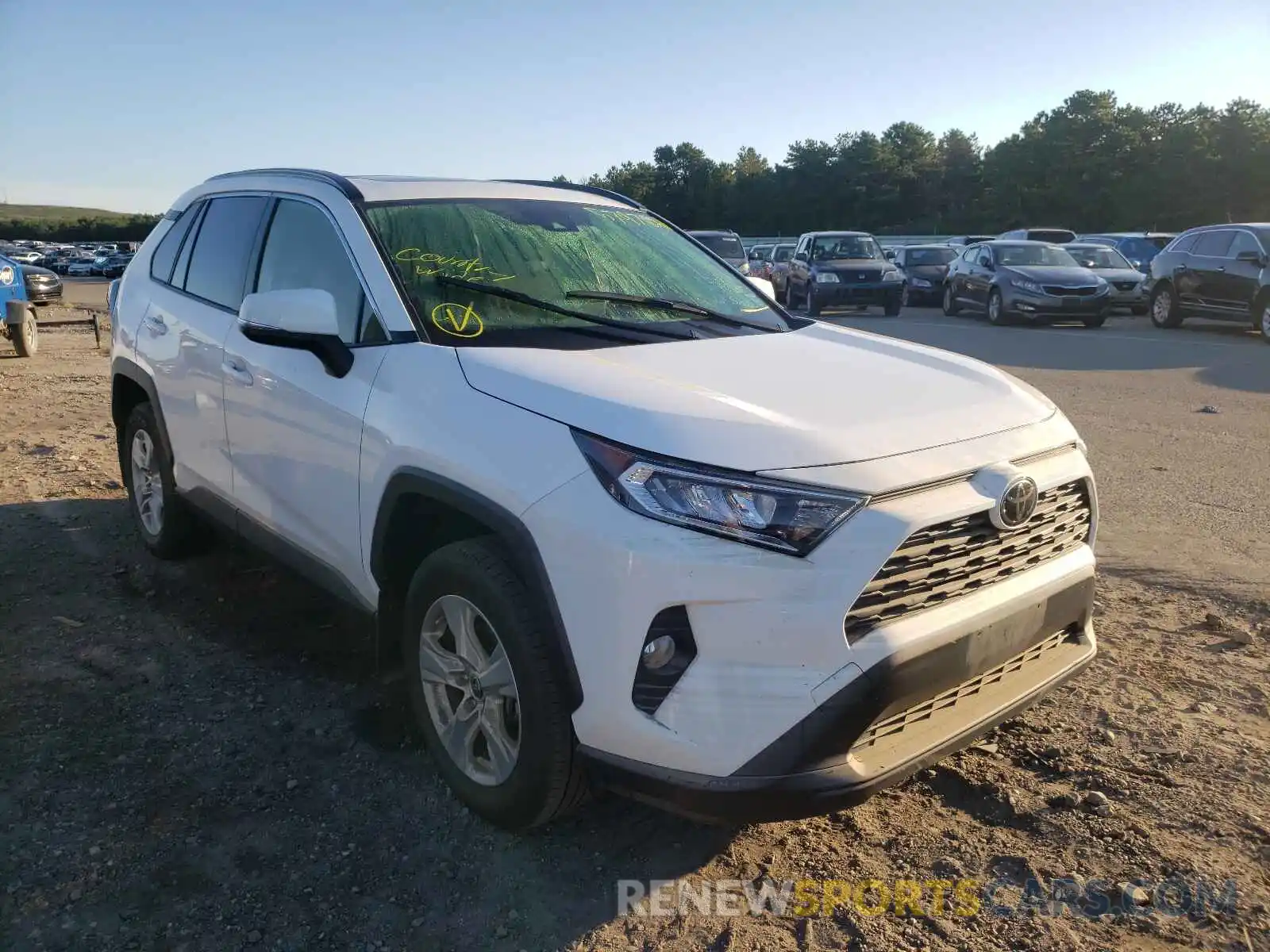 1 Photograph of a damaged car JTMP1RFV3KD523446 TOYOTA RAV4 2019