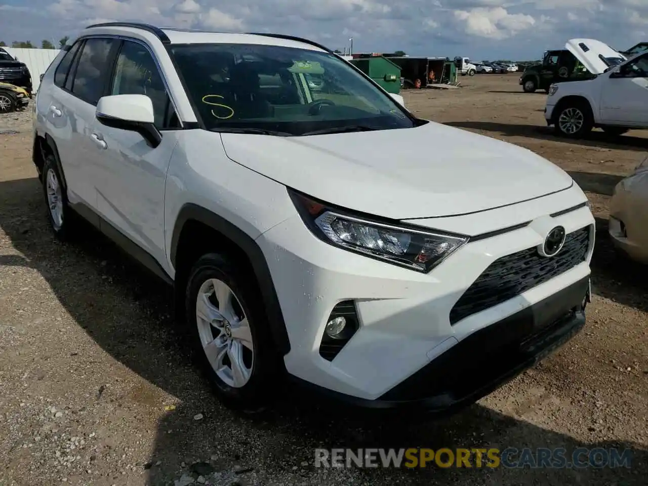 1 Photograph of a damaged car JTMP1RFV3KD524144 TOYOTA RAV4 2019