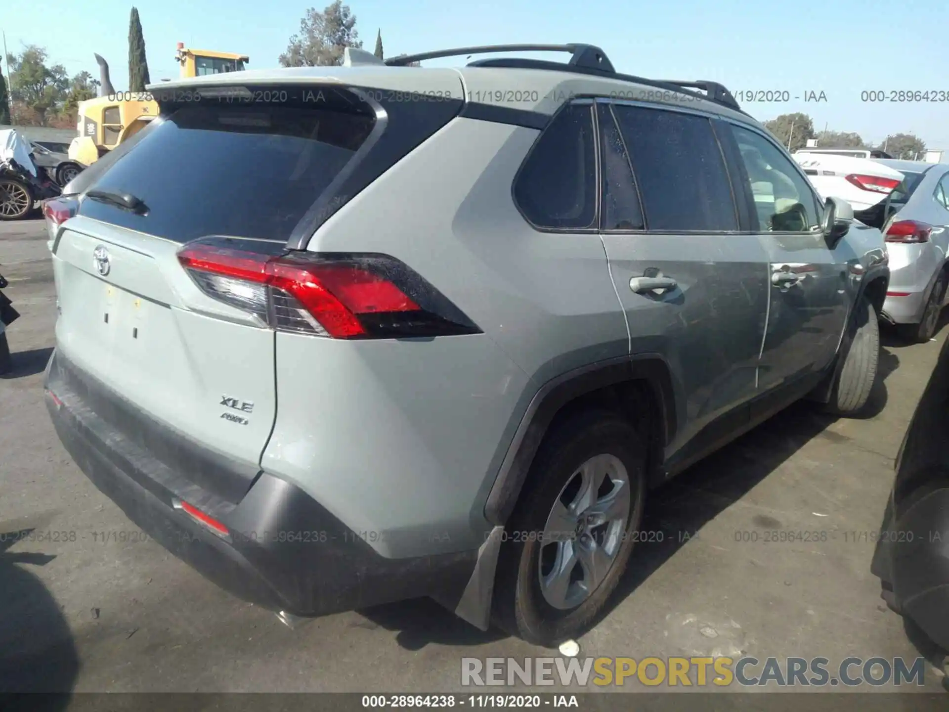 4 Photograph of a damaged car JTMP1RFV4KD010299 TOYOTA RAV4 2019