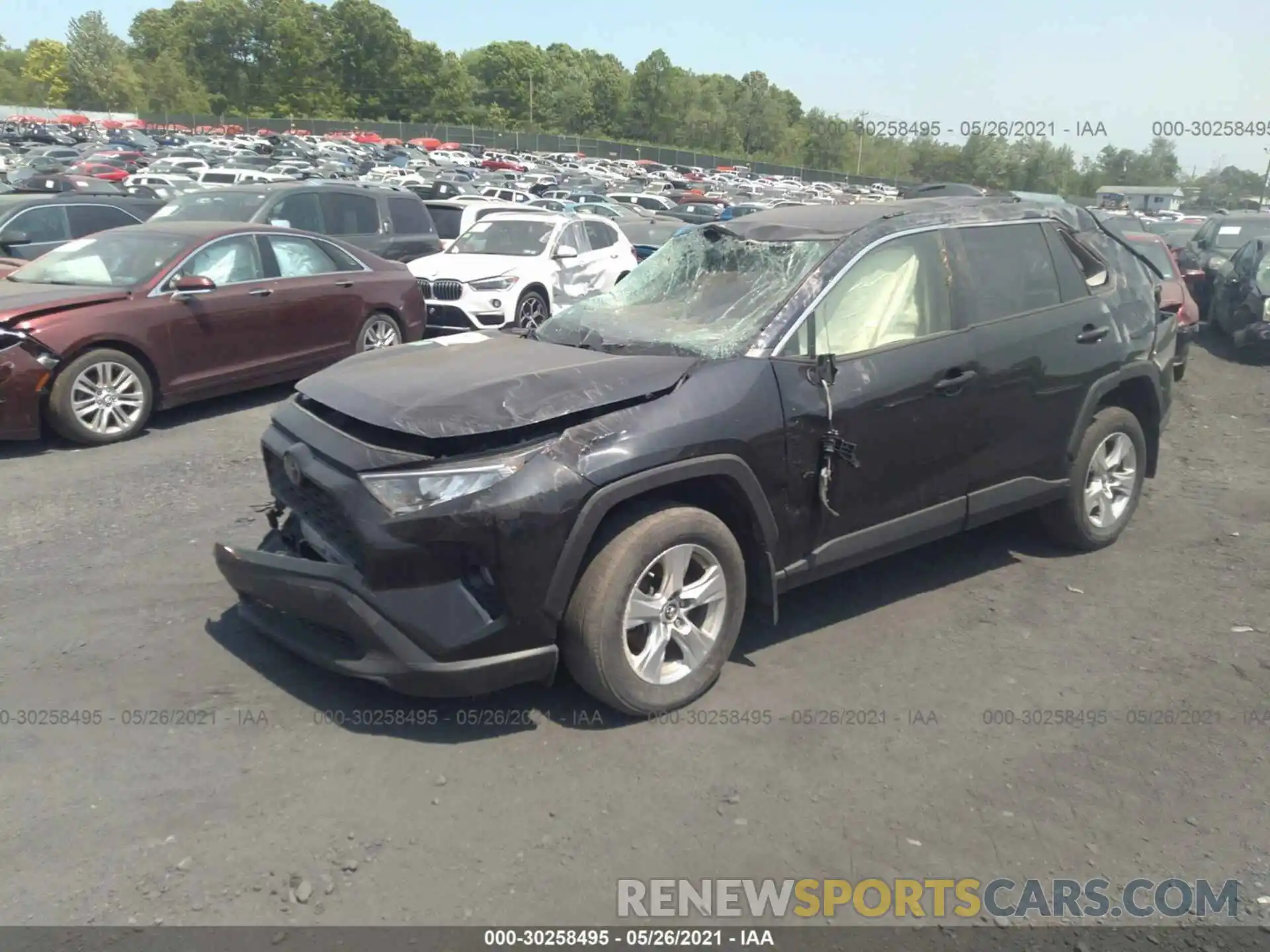 2 Photograph of a damaged car JTMP1RFV4KD013848 TOYOTA RAV4 2019