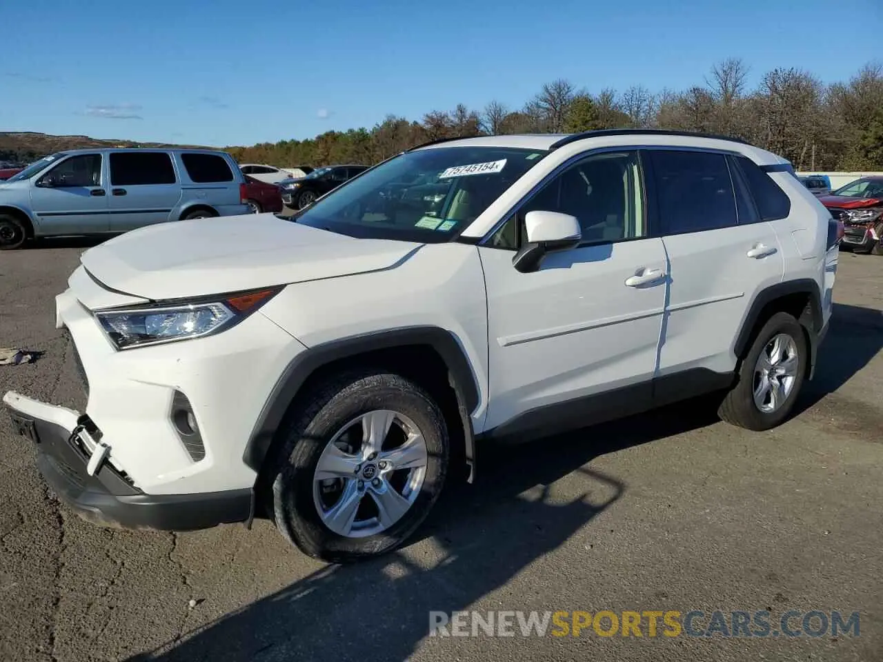 1 Photograph of a damaged car JTMP1RFV4KD035607 TOYOTA RAV4 2019