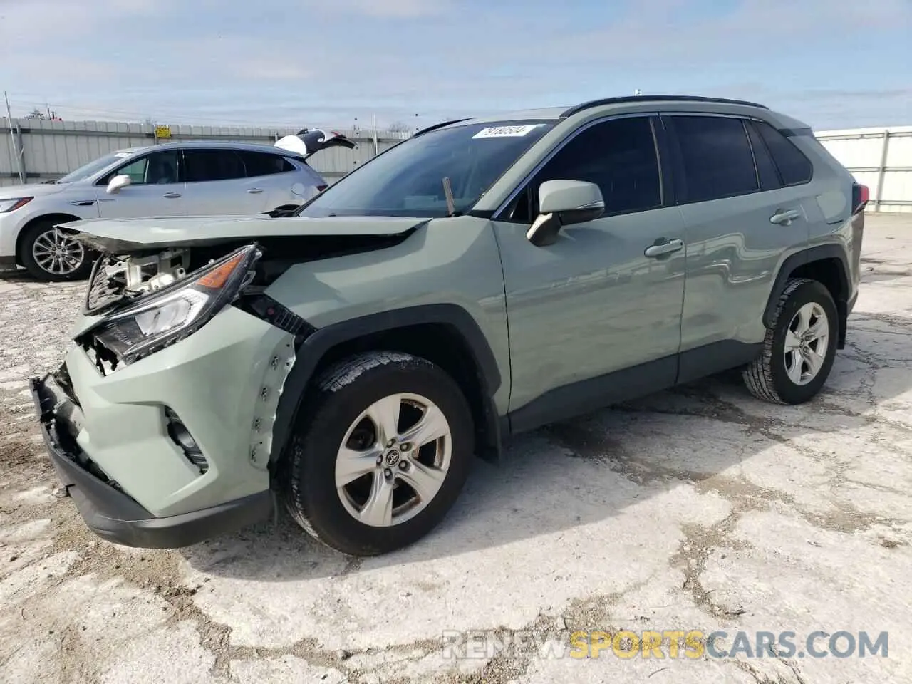 1 Photograph of a damaged car JTMP1RFV4KD038183 TOYOTA RAV4 2019