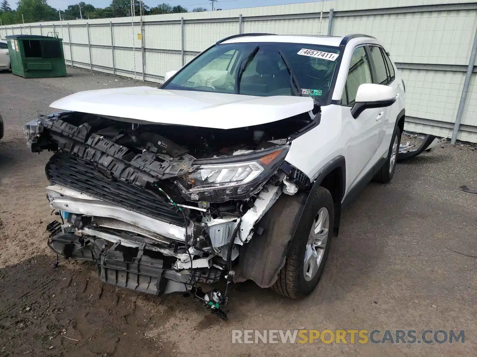 2 Photograph of a damaged car JTMP1RFV4KD041049 TOYOTA RAV4 2019