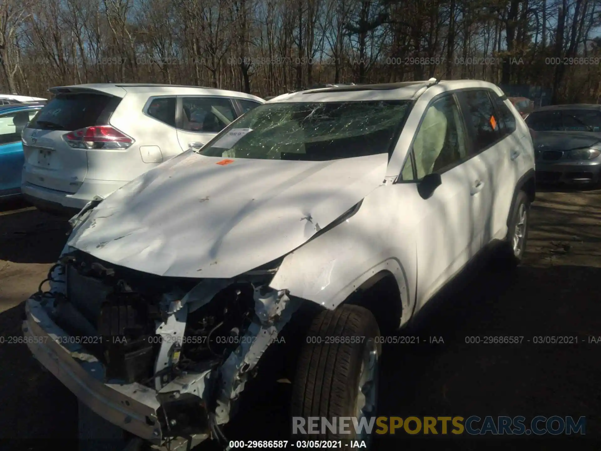 2 Photograph of a damaged car JTMP1RFV4KD041133 TOYOTA RAV4 2019