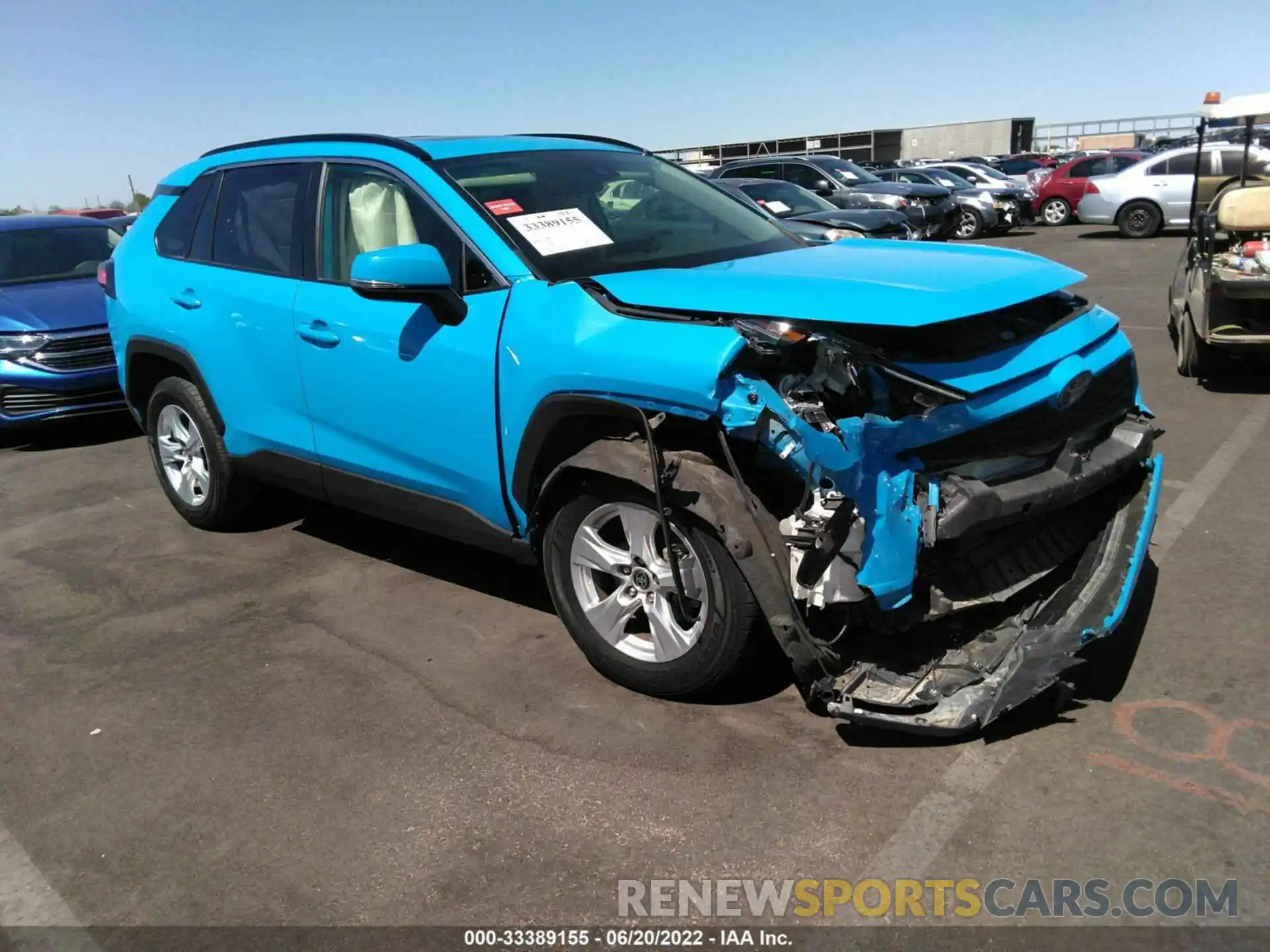 1 Photograph of a damaged car JTMP1RFV4KD523990 TOYOTA RAV4 2019