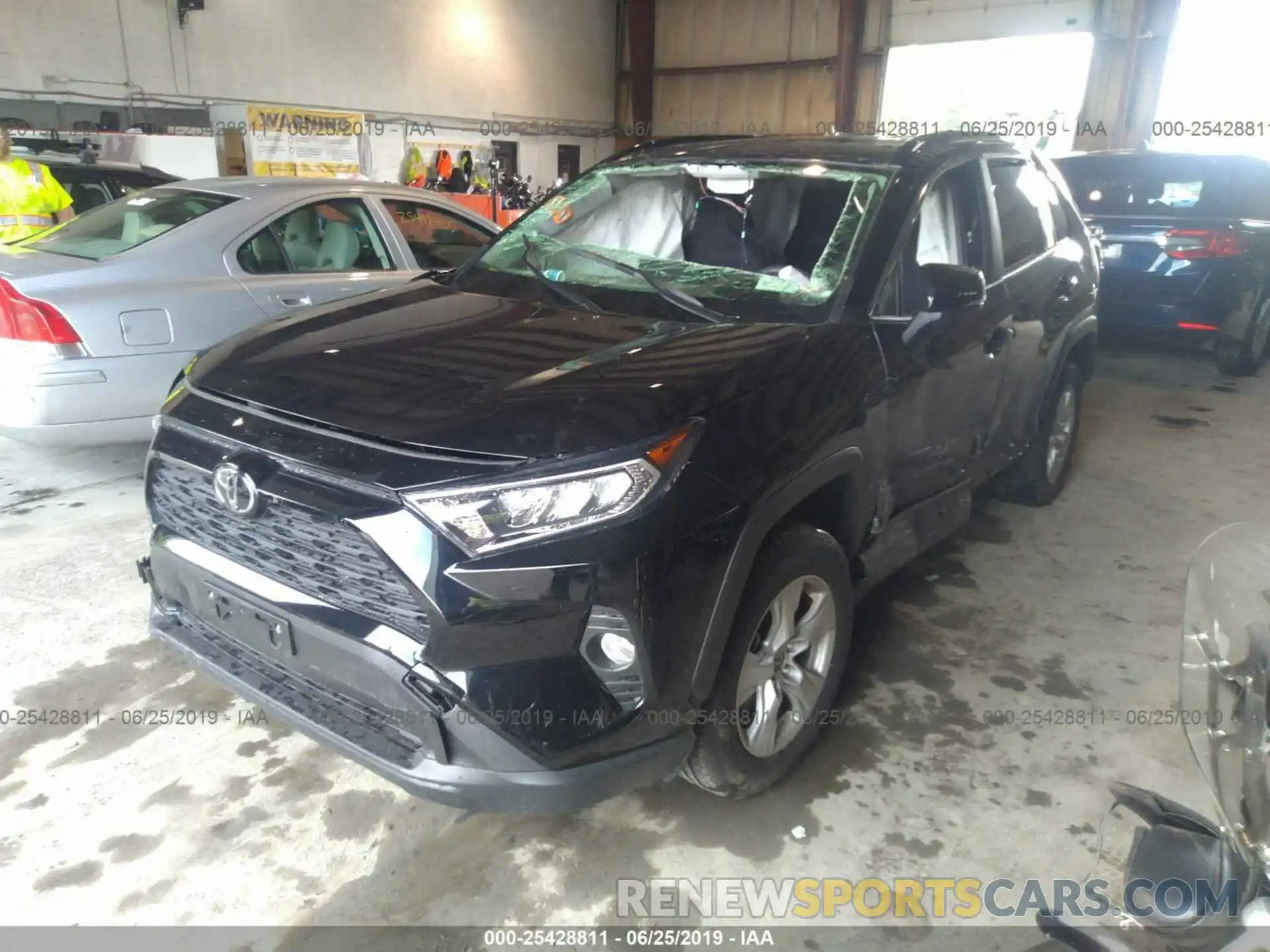 2 Photograph of a damaged car JTMP1RFV4KJ001698 TOYOTA RAV4 2019