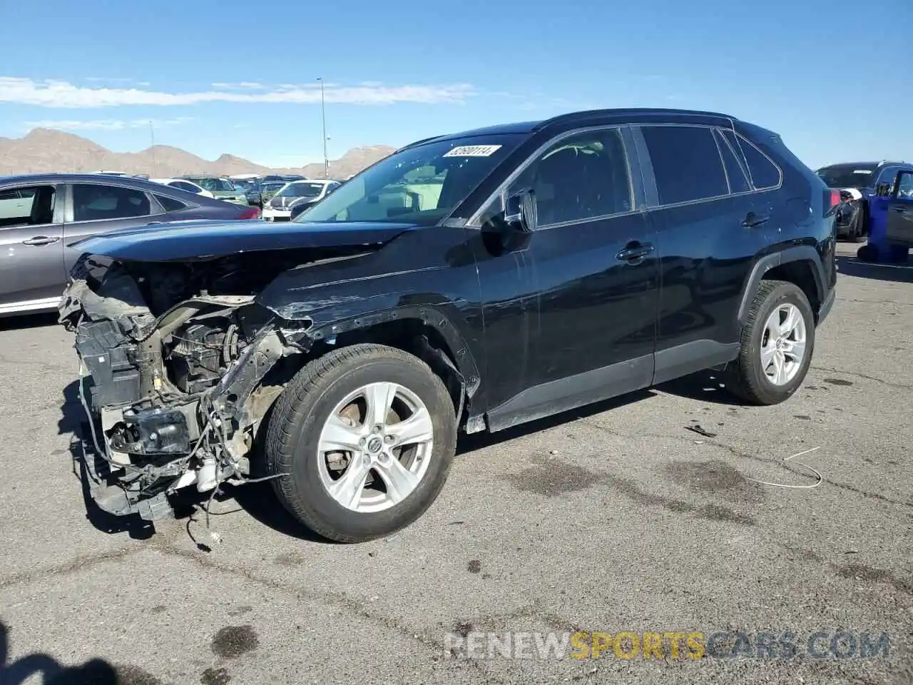 1 Photograph of a damaged car JTMP1RFV5KD011784 TOYOTA RAV4 2019