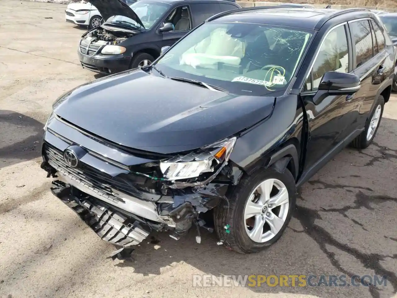 9 Photograph of a damaged car JTMP1RFV5KD034563 TOYOTA RAV4 2019