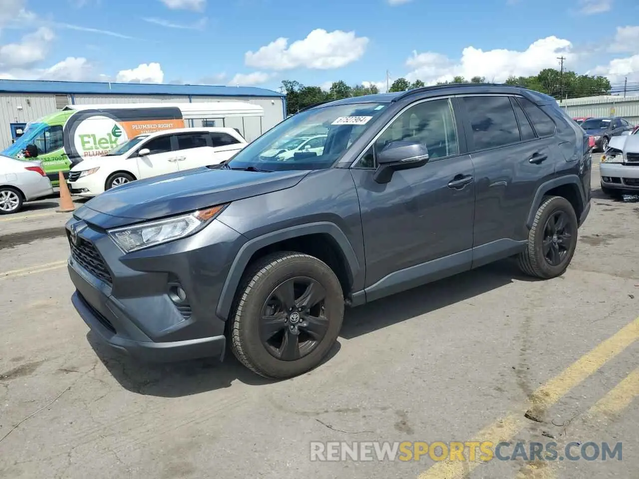 1 Photograph of a damaged car JTMP1RFV5KD044767 TOYOTA RAV4 2019