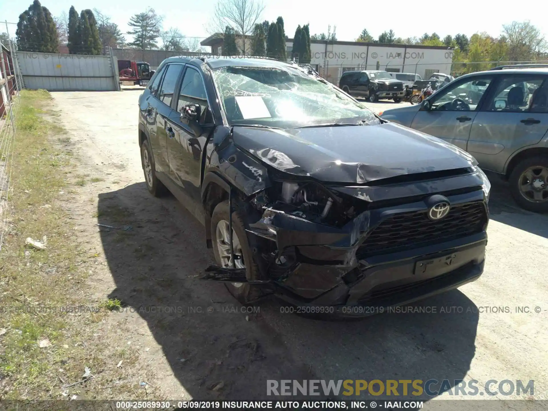 1 Photograph of a damaged car JTMP1RFV5KD507491 TOYOTA RAV4 2019