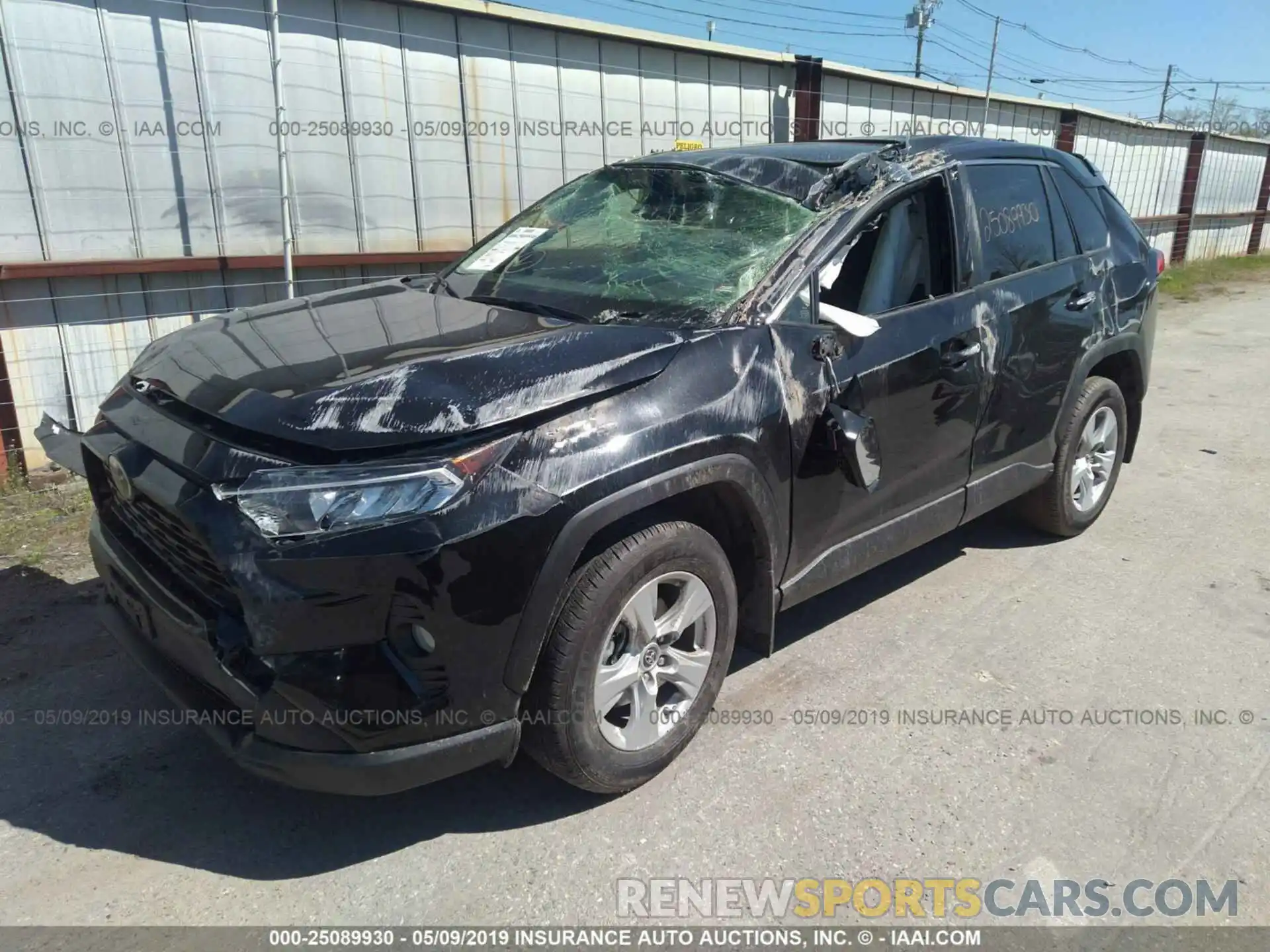 2 Photograph of a damaged car JTMP1RFV5KD507491 TOYOTA RAV4 2019