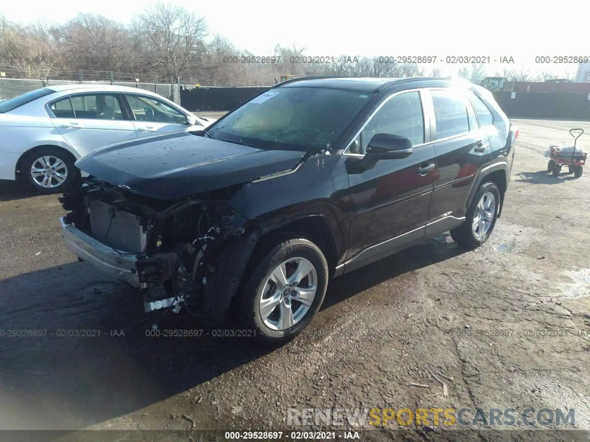 2 Photograph of a damaged car JTMP1RFV5KD509855 TOYOTA RAV4 2019