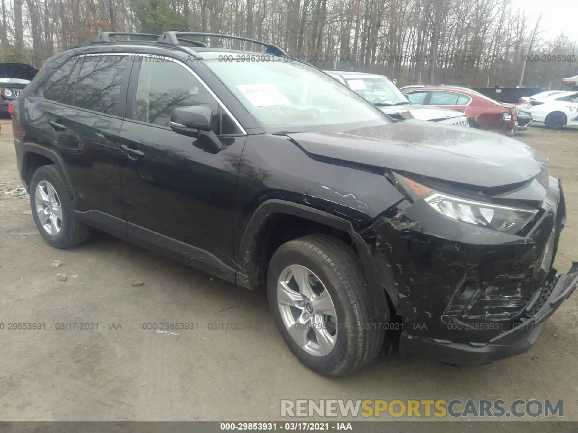 1 Photograph of a damaged car JTMP1RFV5KJ020034 TOYOTA RAV4 2019