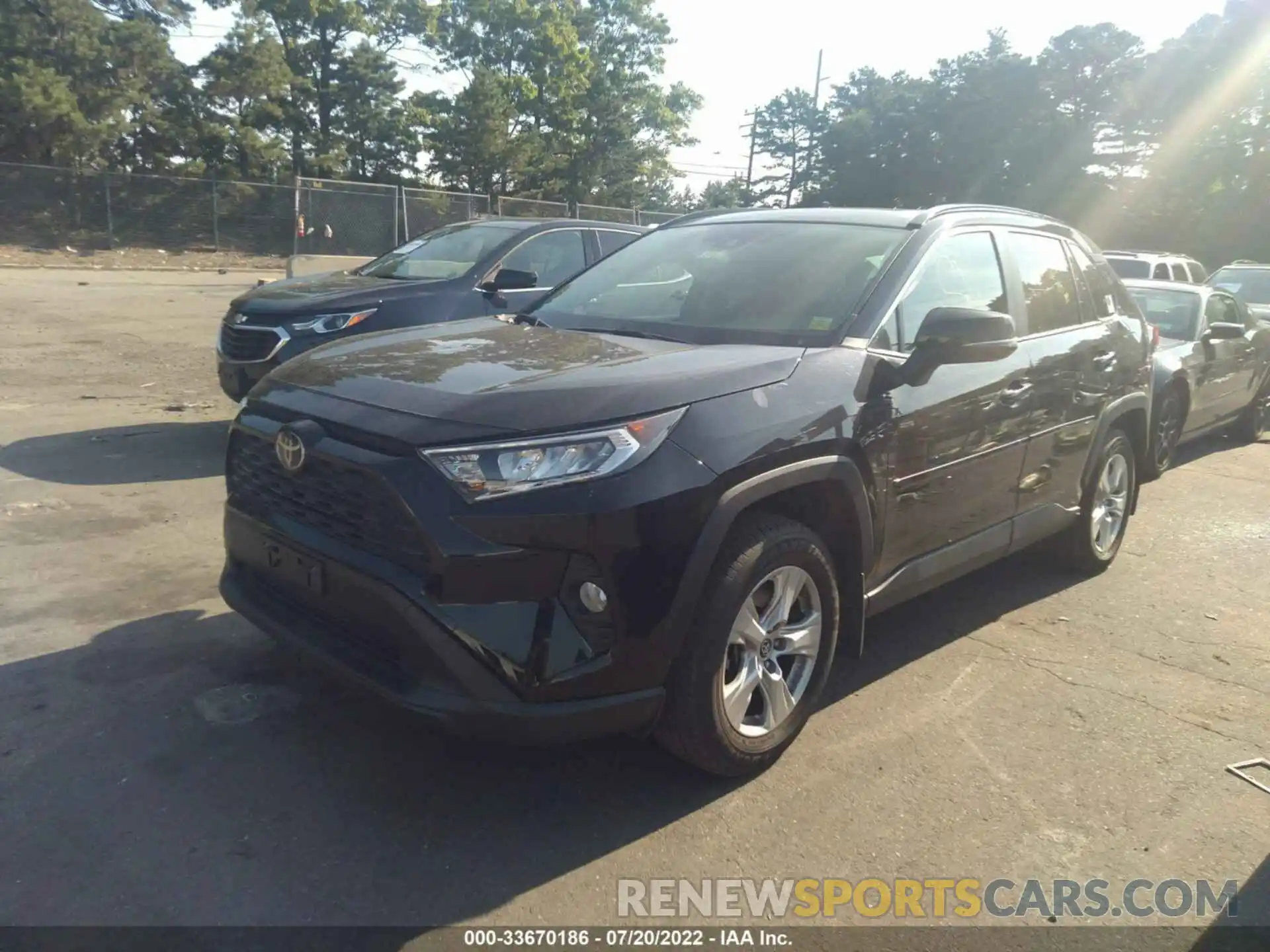 2 Photograph of a damaged car JTMP1RFV6KD002706 TOYOTA RAV4 2019