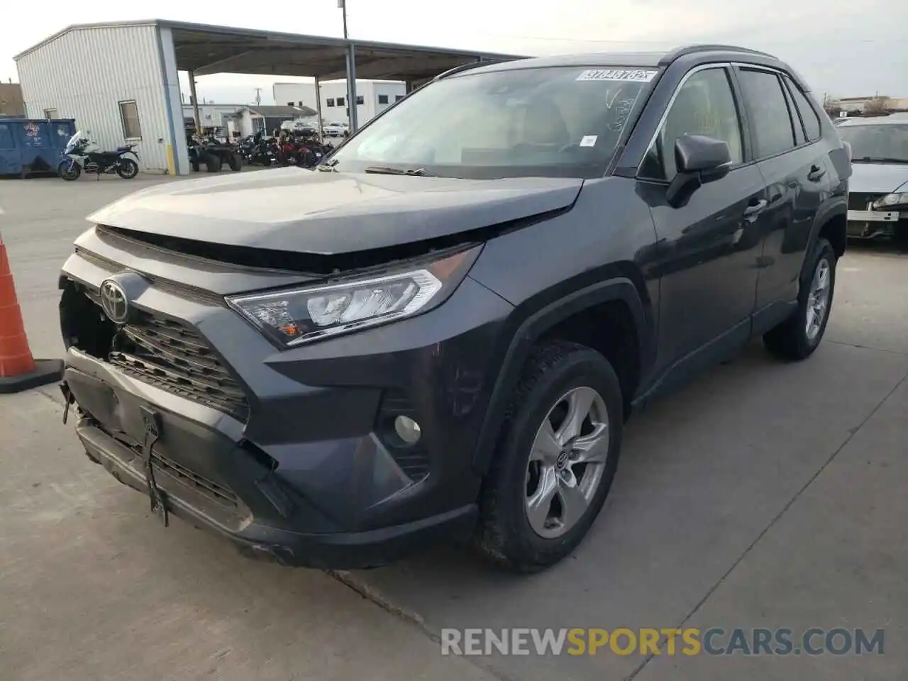 2 Photograph of a damaged car JTMP1RFV6KD003161 TOYOTA RAV4 2019