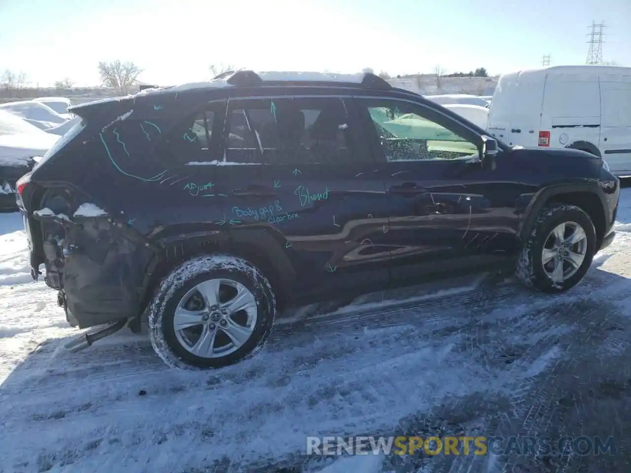 3 Photograph of a damaged car JTMP1RFV6KD008263 TOYOTA RAV4 2019