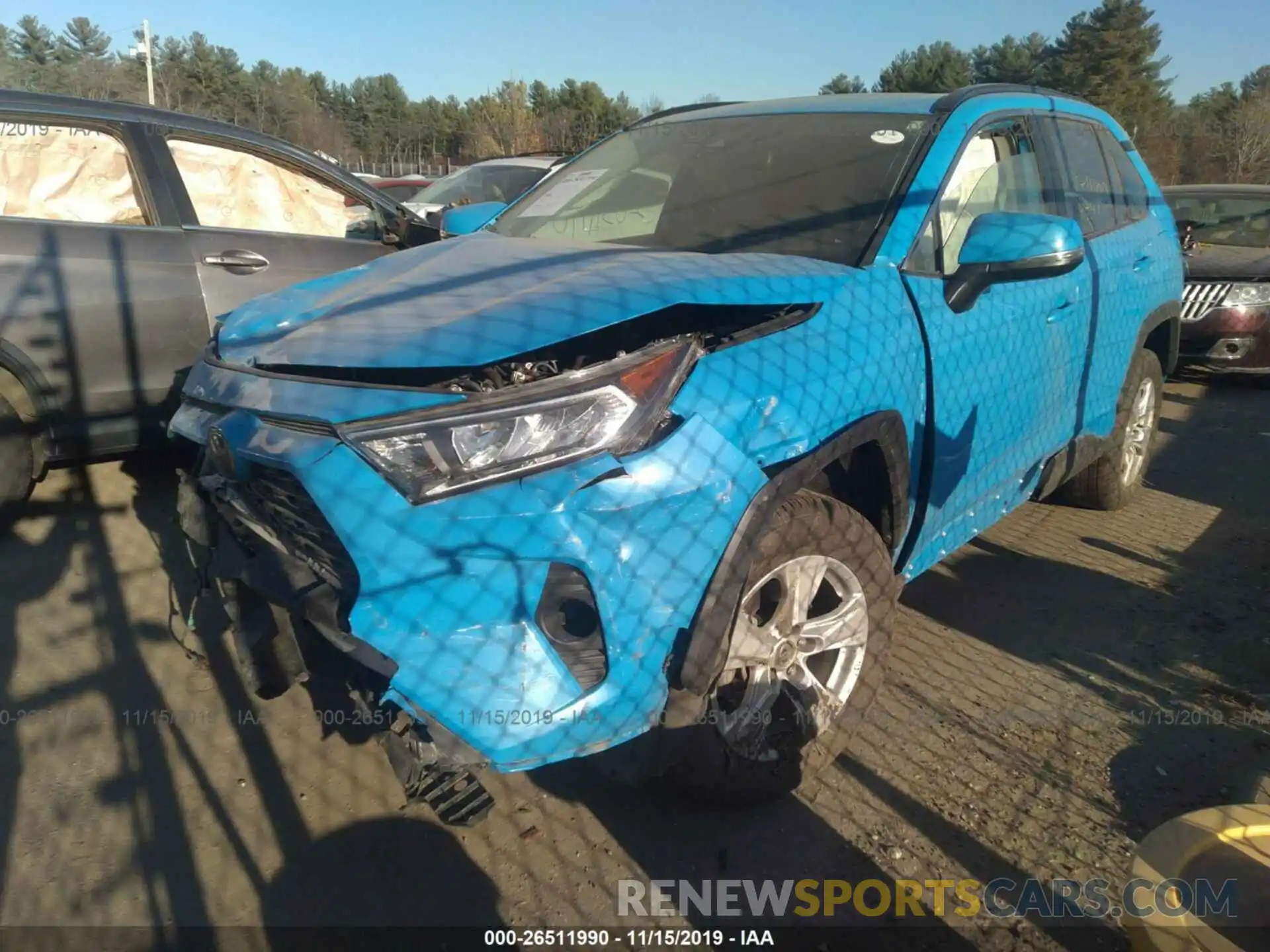 2 Photograph of a damaged car JTMP1RFV6KD012085 TOYOTA RAV4 2019