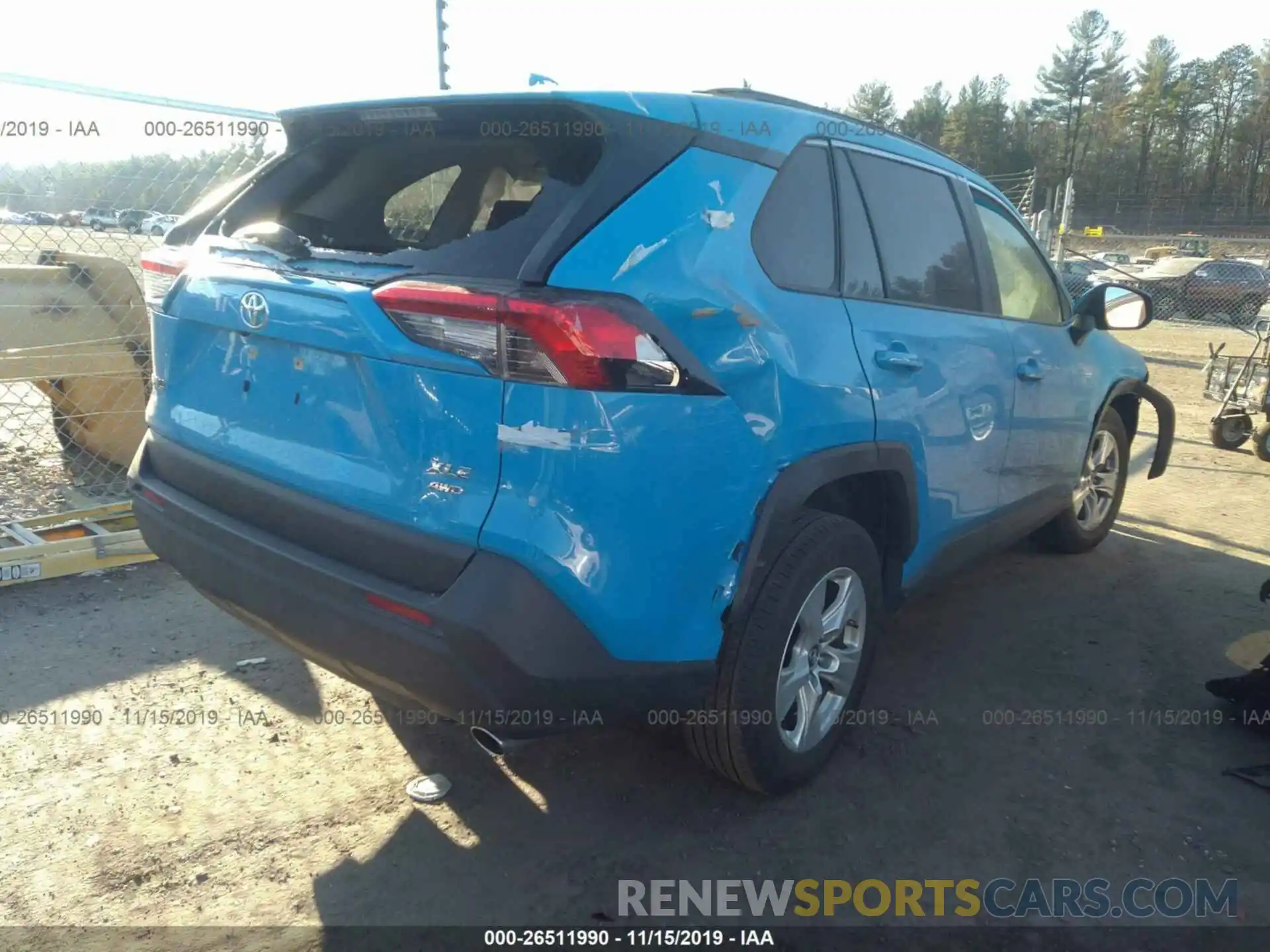 4 Photograph of a damaged car JTMP1RFV6KD012085 TOYOTA RAV4 2019