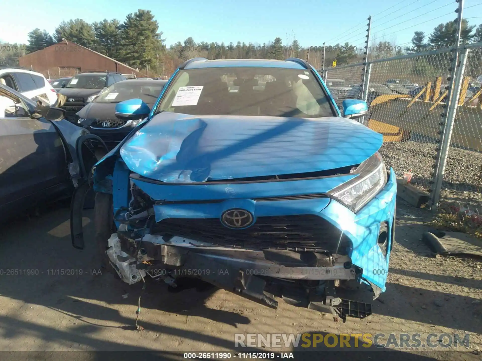 6 Photograph of a damaged car JTMP1RFV6KD012085 TOYOTA RAV4 2019