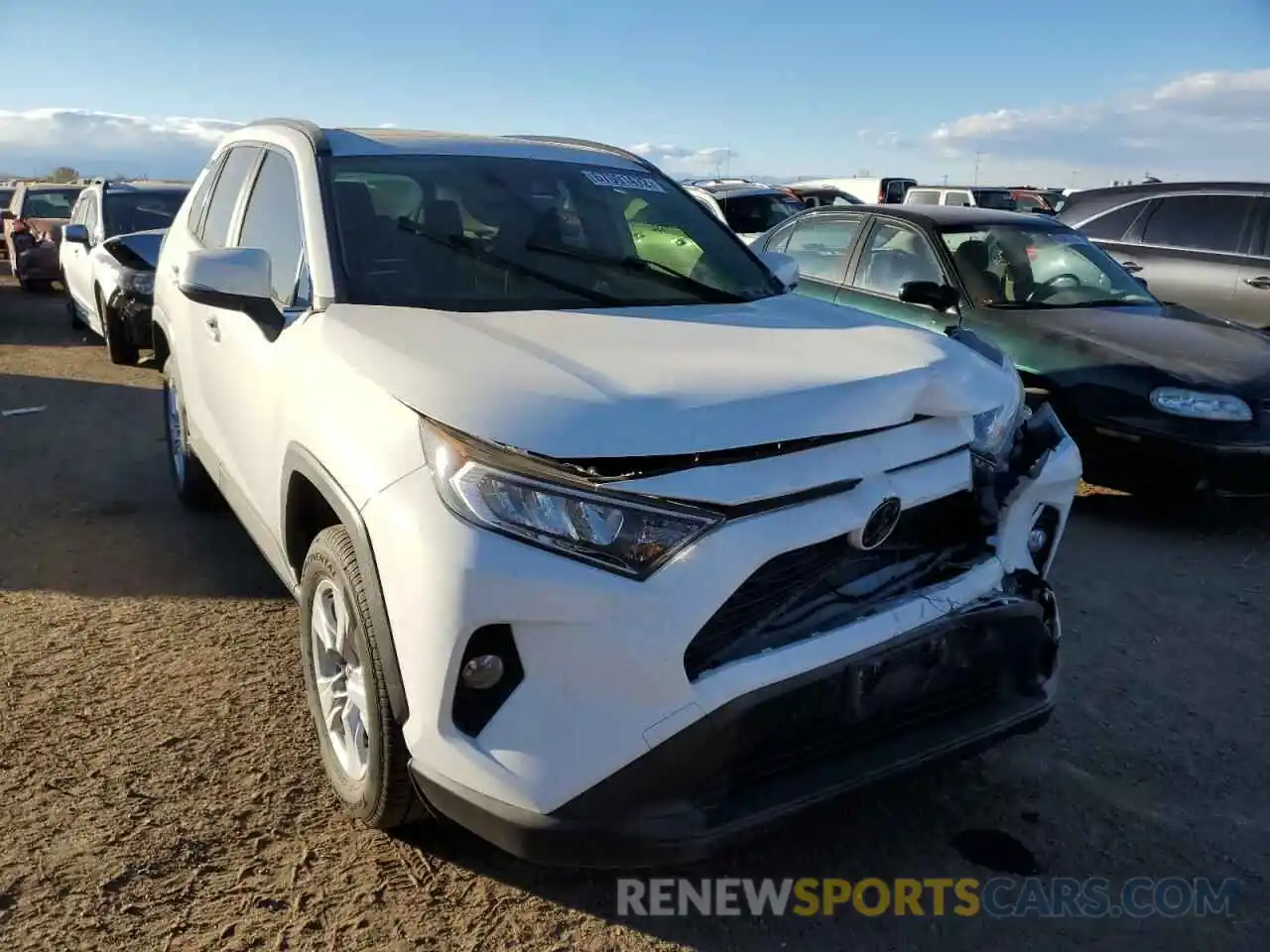 1 Photograph of a damaged car JTMP1RFV6KD014449 TOYOTA RAV4 2019