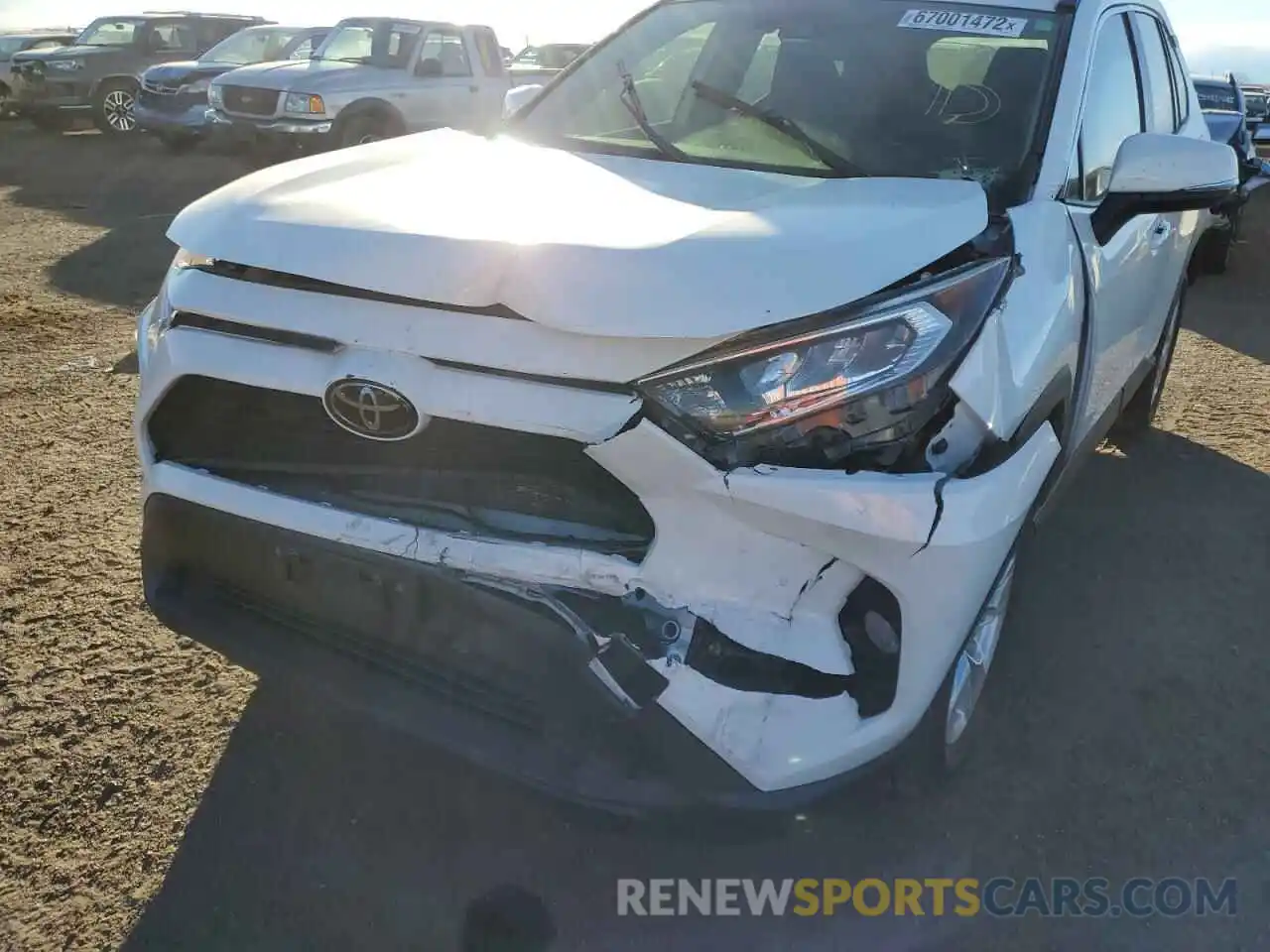 9 Photograph of a damaged car JTMP1RFV6KD014449 TOYOTA RAV4 2019