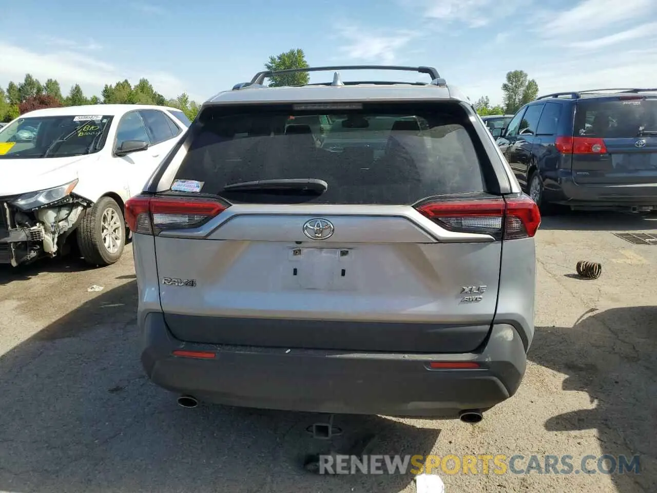 6 Photograph of a damaged car JTMP1RFV6KD046351 TOYOTA RAV4 2019
