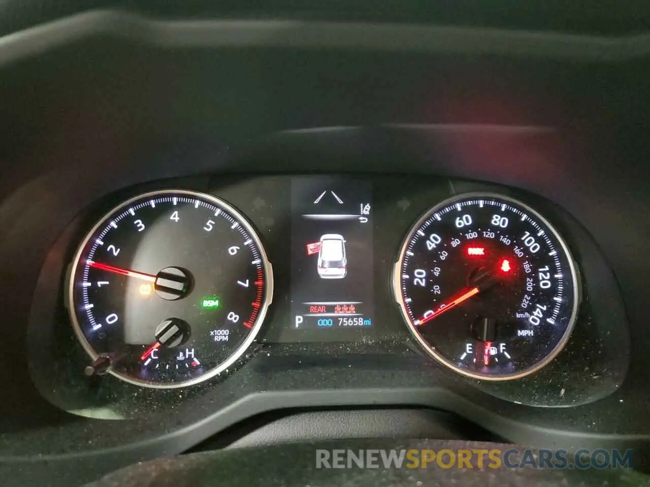 9 Photograph of a damaged car JTMP1RFV6KD518659 TOYOTA RAV4 2019