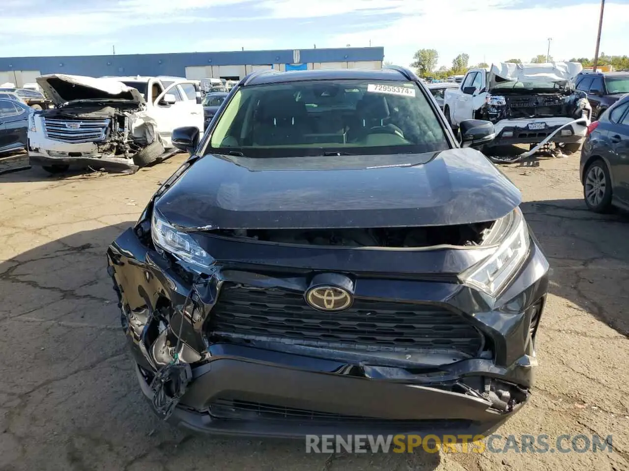 5 Photograph of a damaged car JTMP1RFV6KJ005607 TOYOTA RAV4 2019