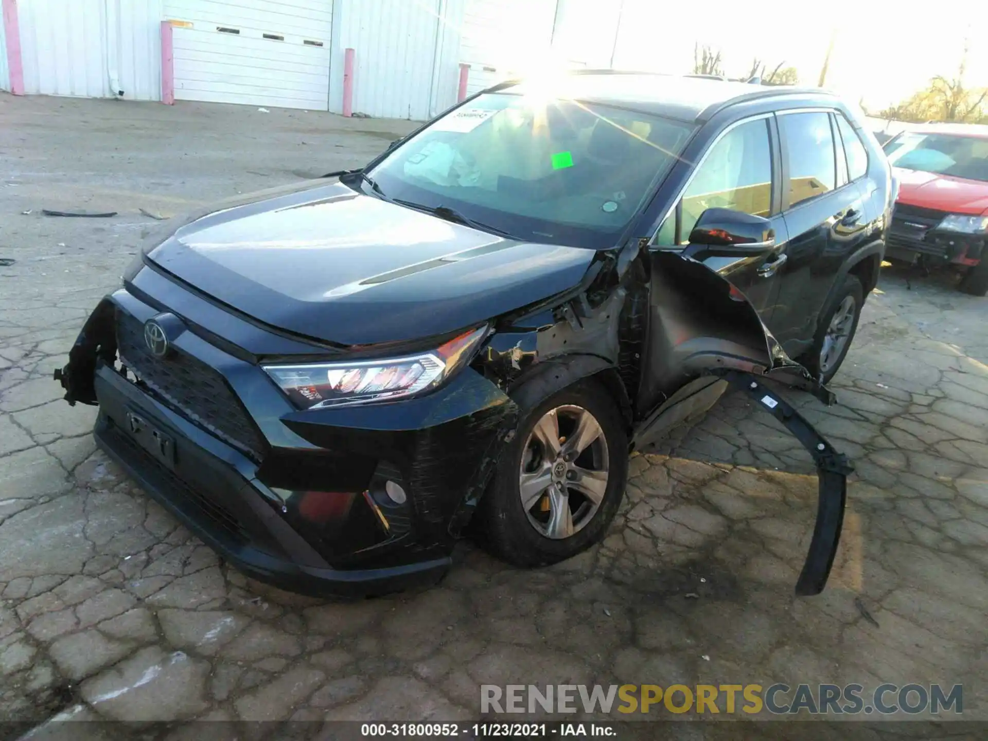 2 Photograph of a damaged car JTMP1RFV7KD007607 TOYOTA RAV4 2019