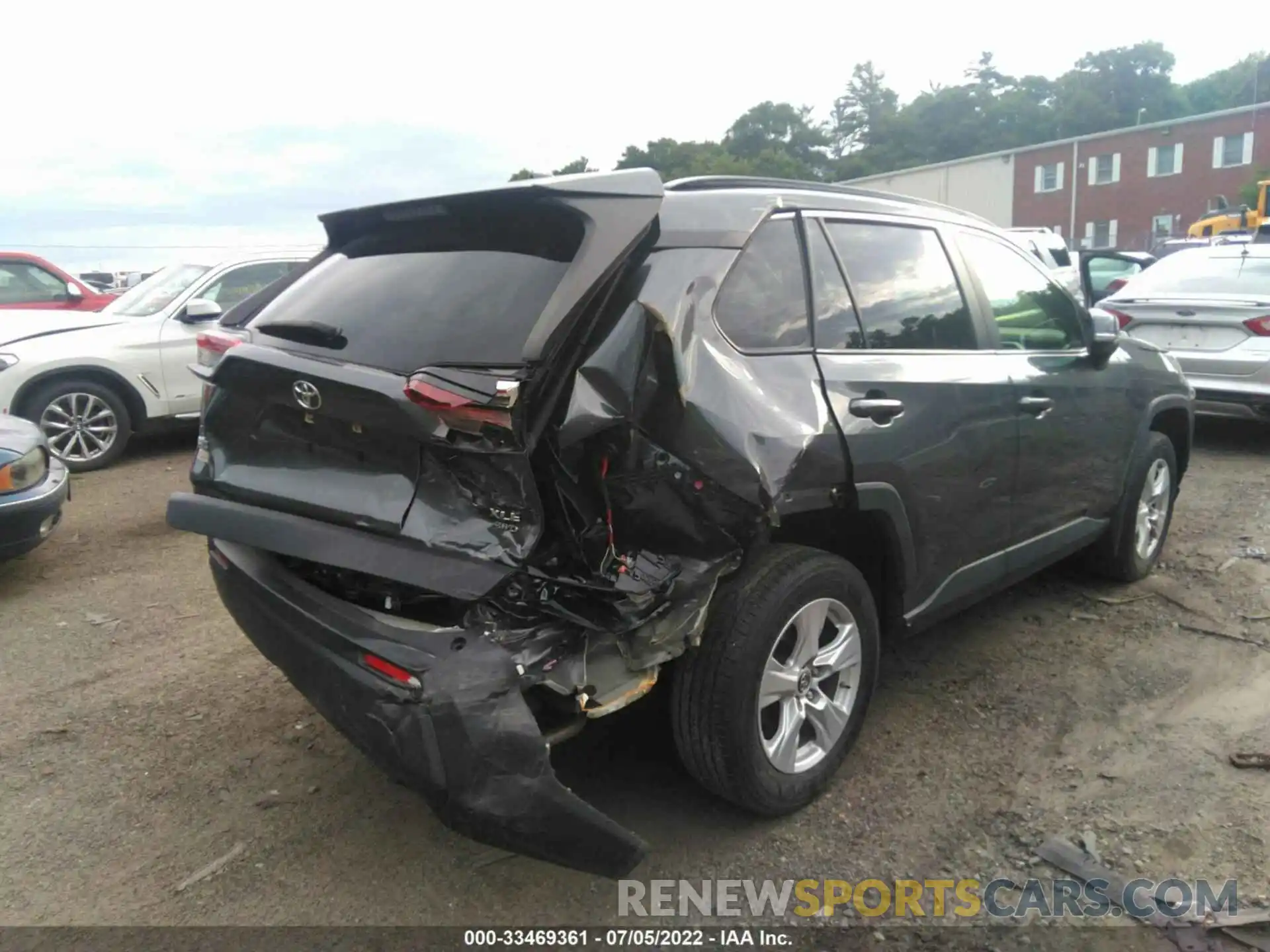 6 Photograph of a damaged car JTMP1RFV7KD009440 TOYOTA RAV4 2019