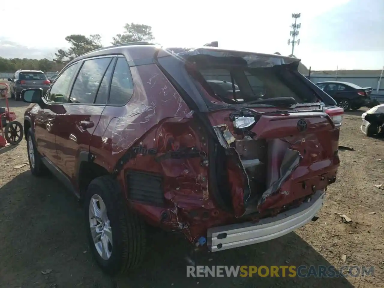 3 Photograph of a damaged car JTMP1RFV7KD009566 TOYOTA RAV4 2019