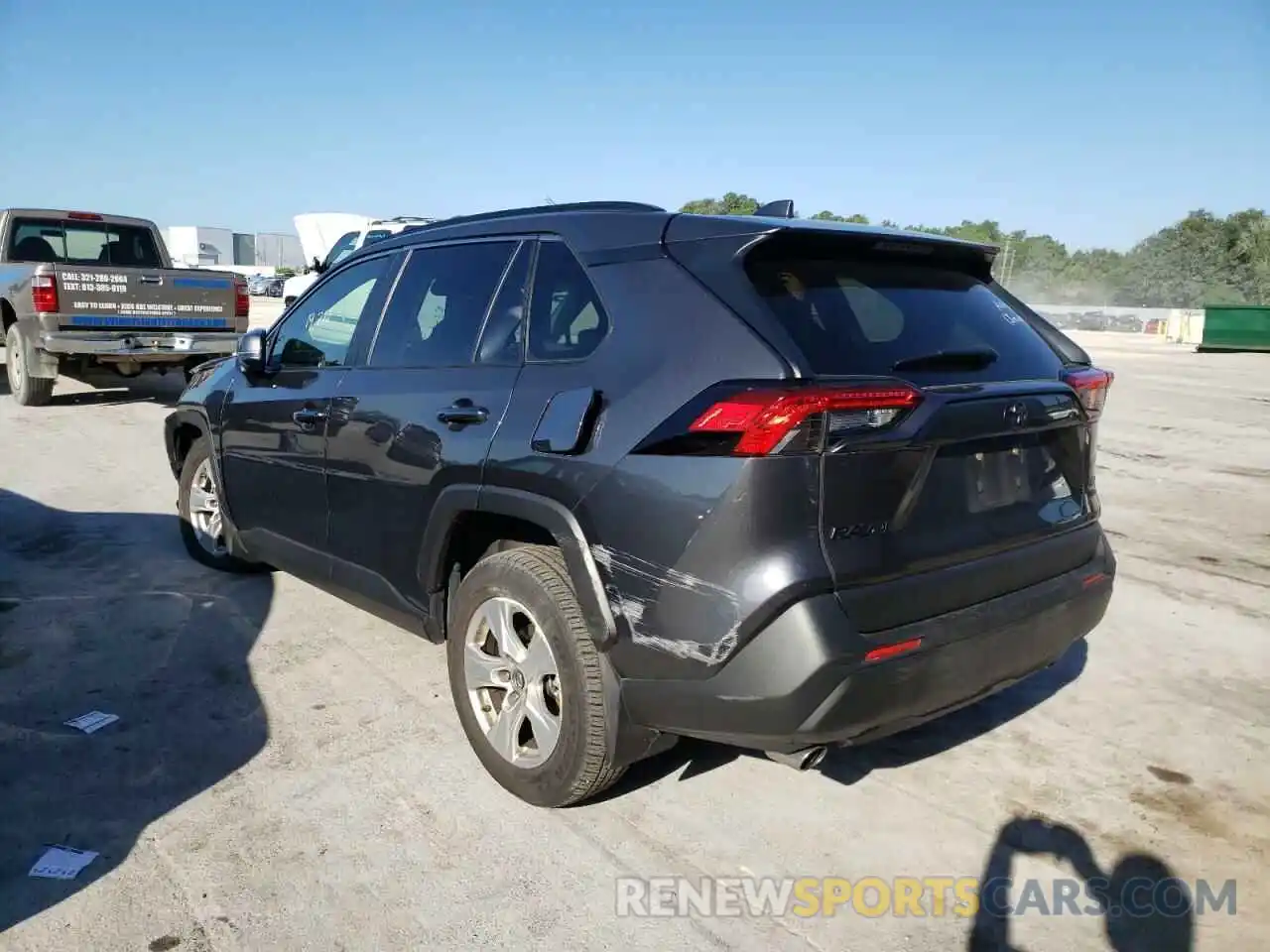 3 Photograph of a damaged car JTMP1RFV7KD015741 TOYOTA RAV4 2019