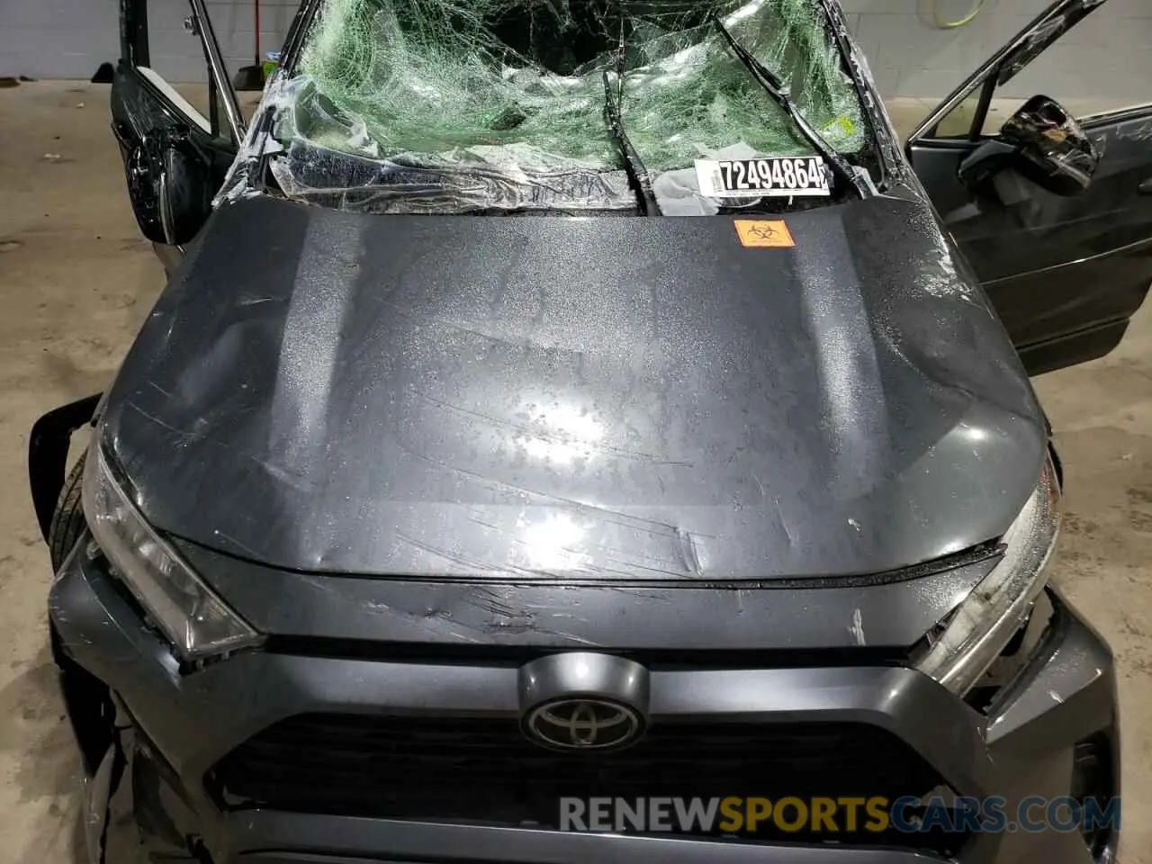 12 Photograph of a damaged car JTMP1RFV7KD028795 TOYOTA RAV4 2019