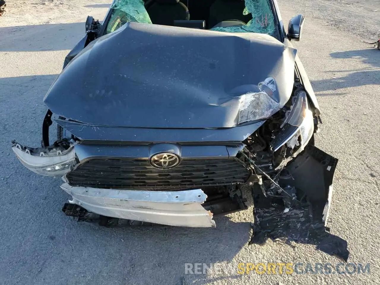 7 Photograph of a damaged car JTMP1RFV7KD030918 TOYOTA RAV4 2019