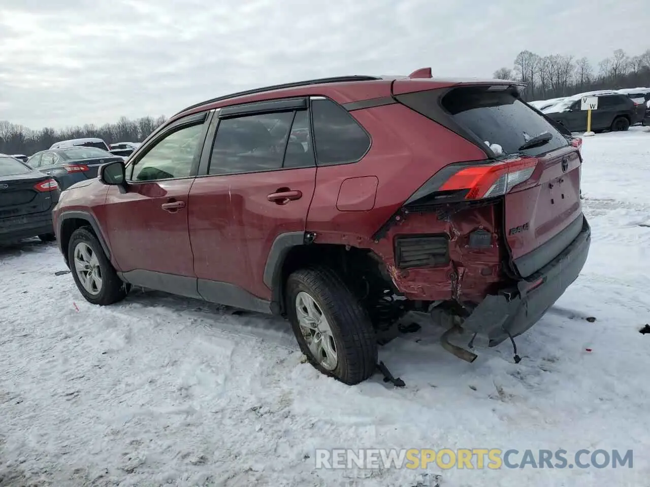 2 Photograph of a damaged car JTMP1RFV7KD037738 TOYOTA RAV4 2019