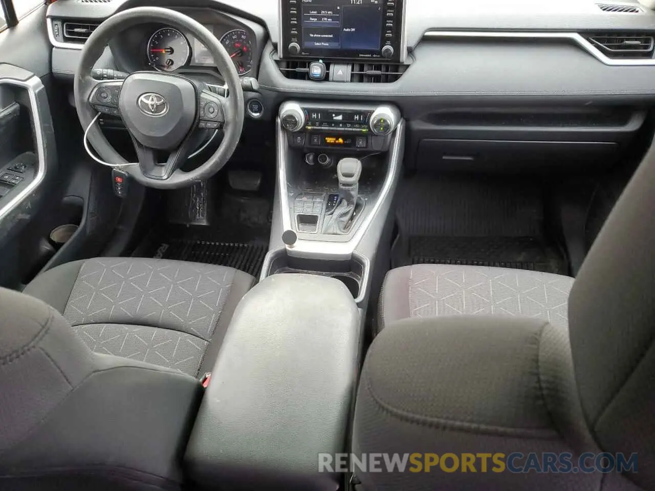 8 Photograph of a damaged car JTMP1RFV7KD037738 TOYOTA RAV4 2019
