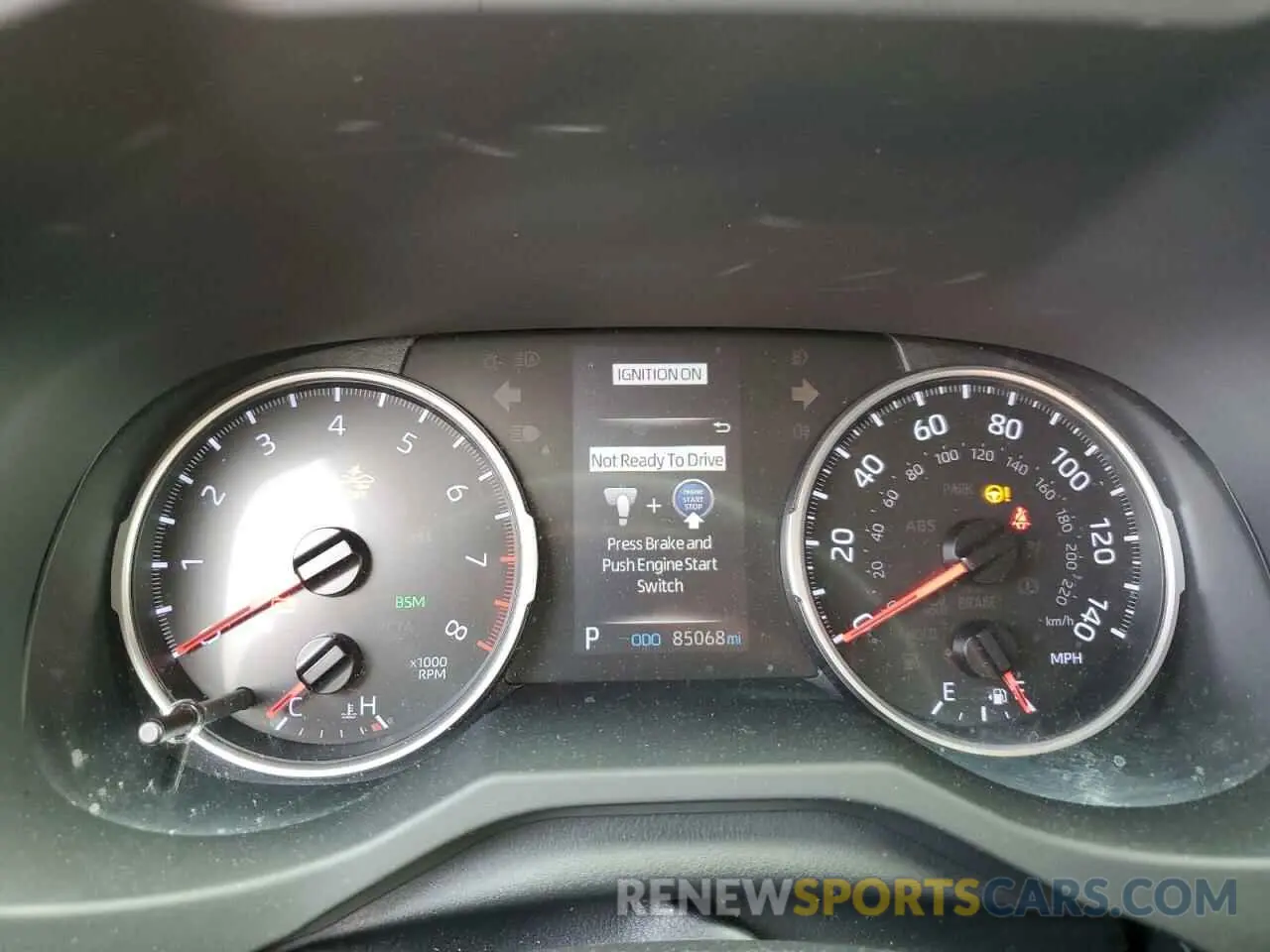 9 Photograph of a damaged car JTMP1RFV7KD500414 TOYOTA RAV4 2019