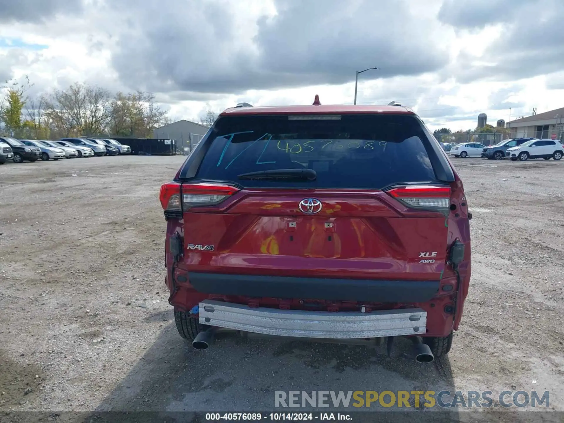 16 Photograph of a damaged car JTMP1RFV7KD504463 TOYOTA RAV4 2019