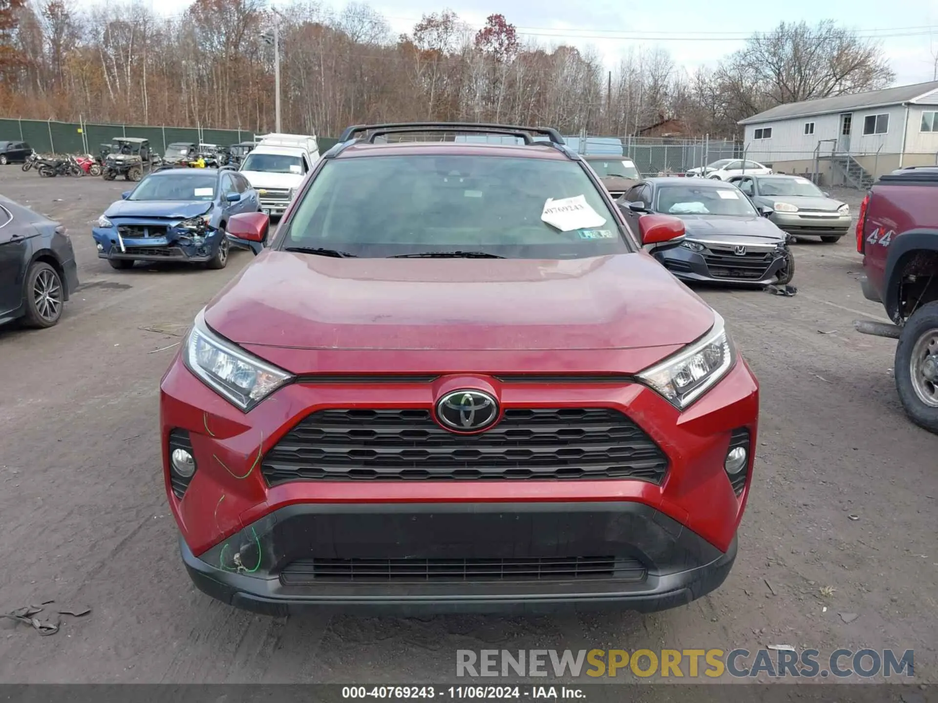 12 Photograph of a damaged car JTMP1RFV7KD506617 TOYOTA RAV4 2019