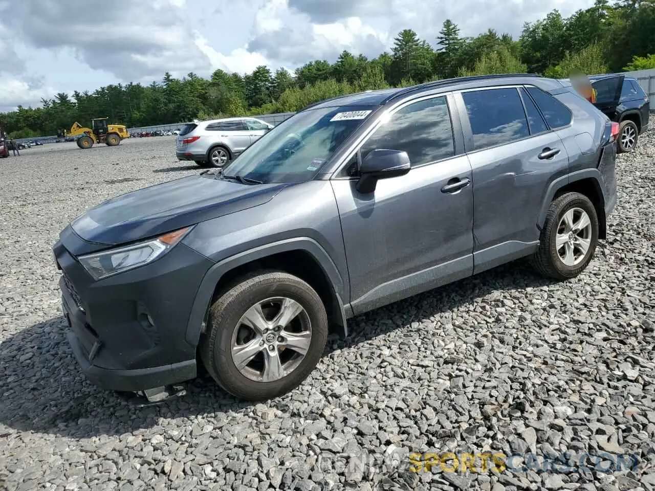 1 Photograph of a damaged car JTMP1RFV7KJ009276 TOYOTA RAV4 2019
