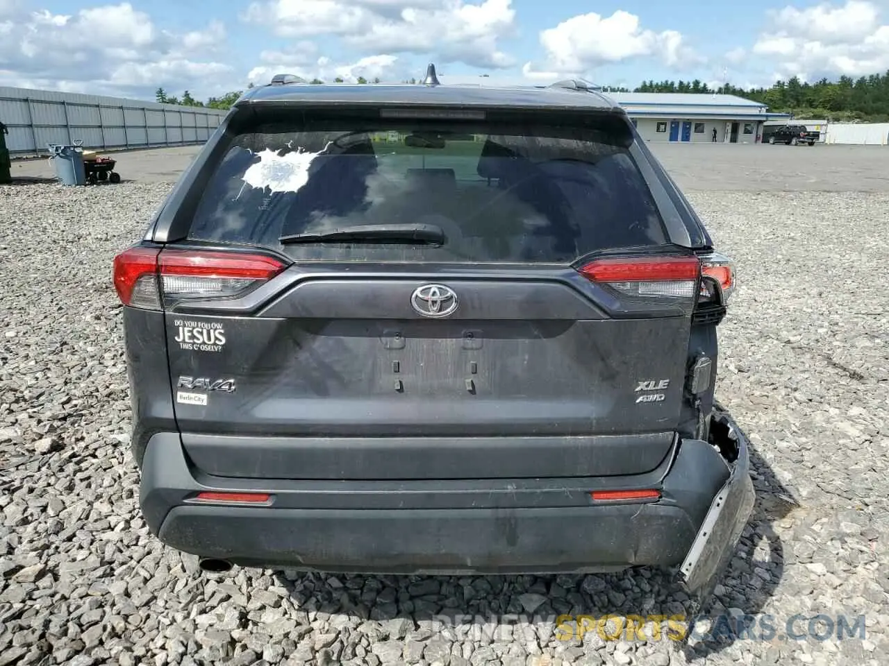 6 Photograph of a damaged car JTMP1RFV7KJ009276 TOYOTA RAV4 2019