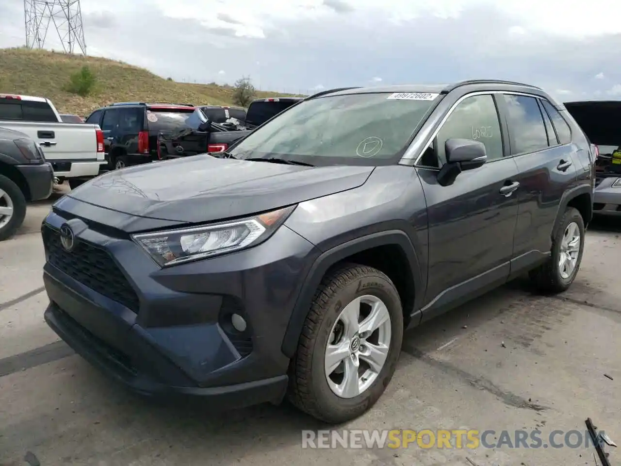 2 Photograph of a damaged car JTMP1RFV8KD004361 TOYOTA RAV4 2019